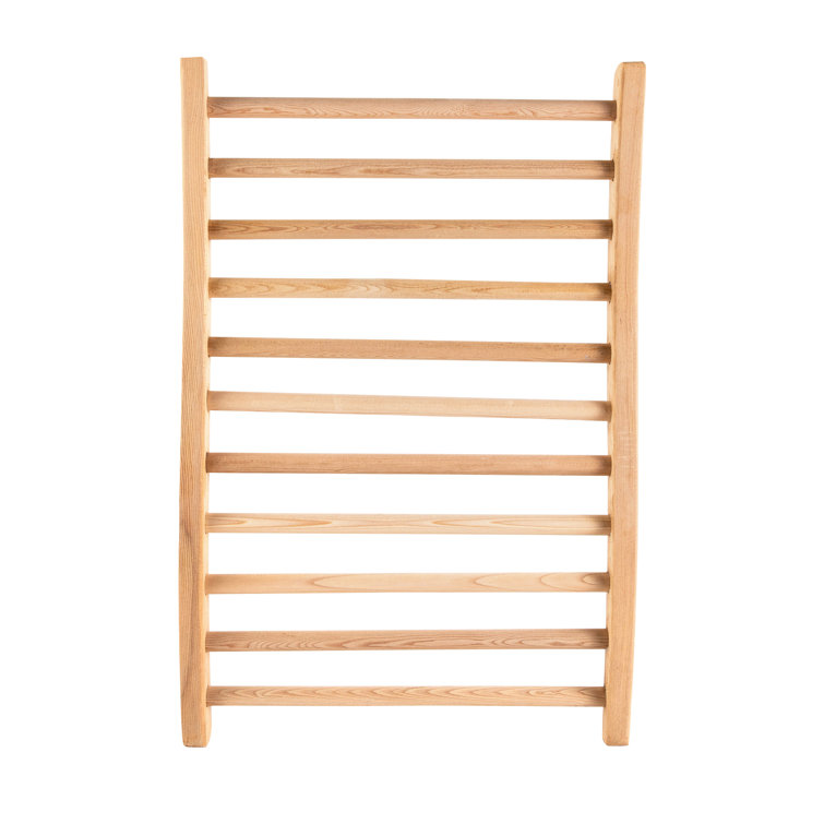 FUNTEN Cedar SShape Natural Wood Sauna Backrest Wayfair Canada